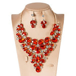 Load image into Gallery viewer, Paradise Six Color Fashion Costume Necklace and Earring Set
